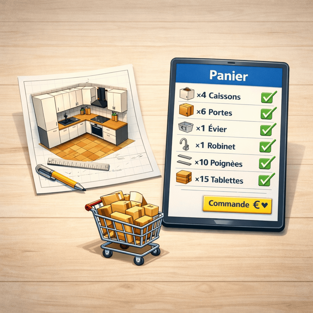 plan de cuisine et liste d'achat2