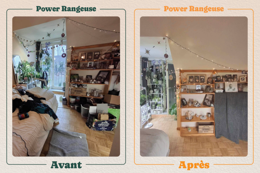 Accueil avant après chambre