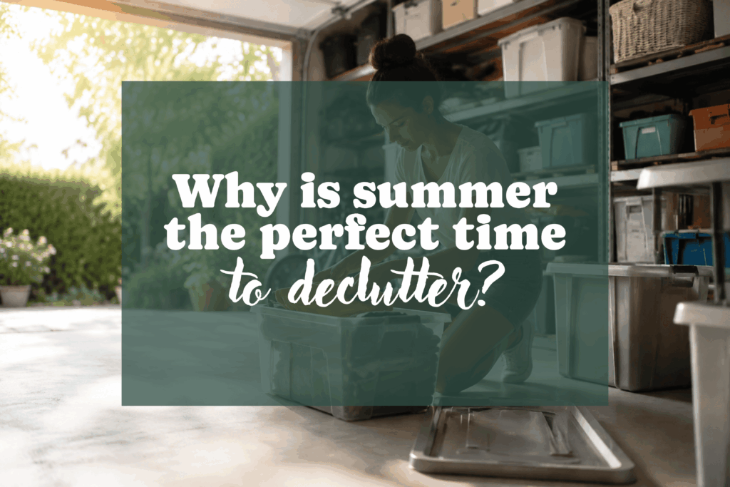 why is summer the perfect time to declutter?