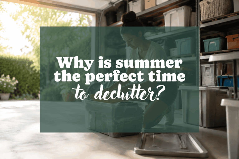 why is summer the perfect time to declutter?
