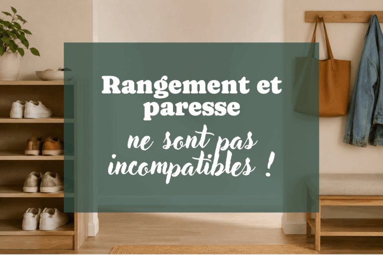 rangement et paresse, c'est pas incompatible !